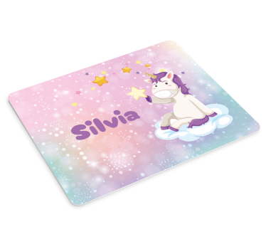 egérpadok névvel aranyos unikornis - TenStickers