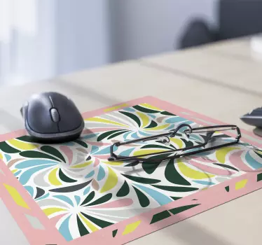 Láncolt színes tollas eredeti egérpad - TenStickers
