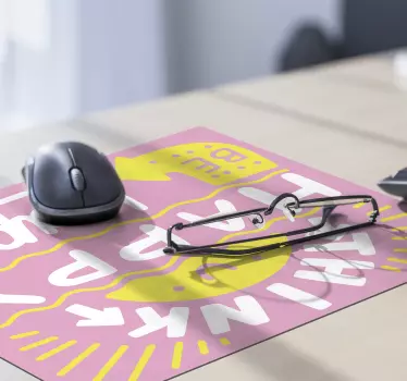 Gondolj pozitív egérpadra idézőjelekkel - TenStickers