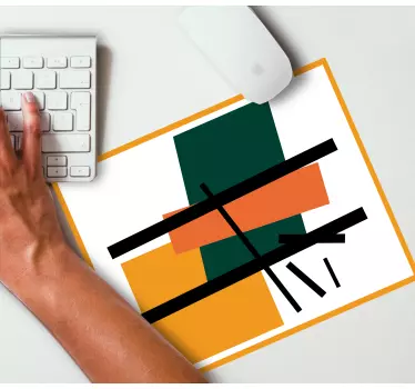 Absztrakt geometriai formák mouse pad minták - TenStickers