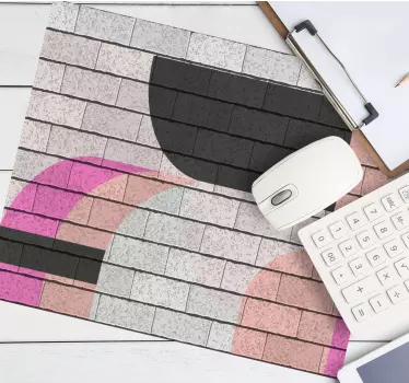 Absztrakt geometrikus formák egérpad minták - TenStickers