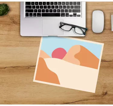 Absztrakt hegyek színei mouse pad eredeti - TenStickers