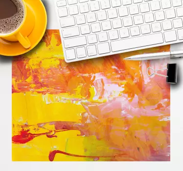 Absztrakt színes kompozíció egérpad minták - TenStickers
