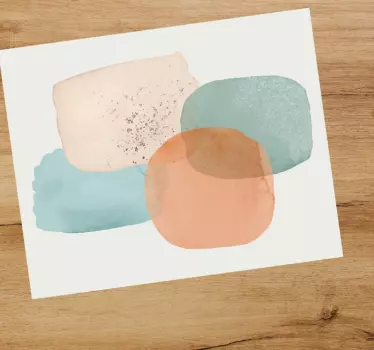 Absztrakt színminták mouse pad minták - TenStickers