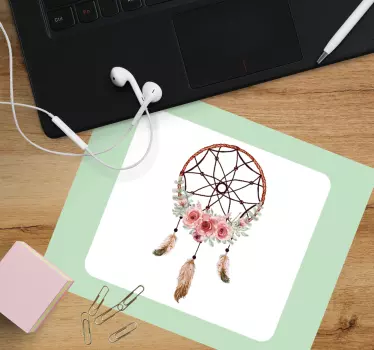 Álomfogó virág dekor - egérpad eredeti - TenStickers
