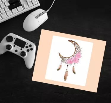 Álomfogó virágos elemei - egérpad eredeti - TenStickers