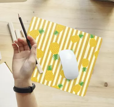 Ananász és csíkok egérpad minták - TenStickers