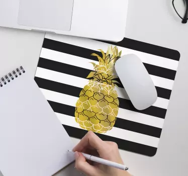 Ananászos csíkos egérpad minták - TenStickers