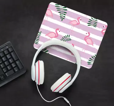Aranyos flamingó mintás eredeti egérpad - TenStickers