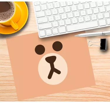 Aranyos medvearc eredeti mouse pad - TenStickers