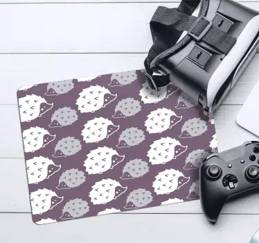 Aranyos sündisznó motívum mouse pad minták - TenStickers