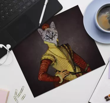 Arisztokrata macska eredeti egérpad - TenStickers