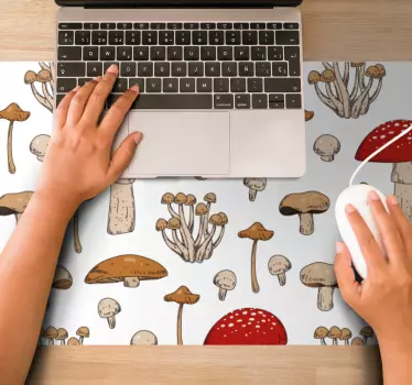 Bájos gomba mintás mouse pad eredeti - TenStickers