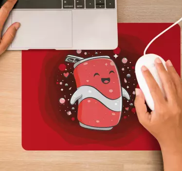 Boldog Üdítő karakter - egérpad szerencsejáték - TenStickers