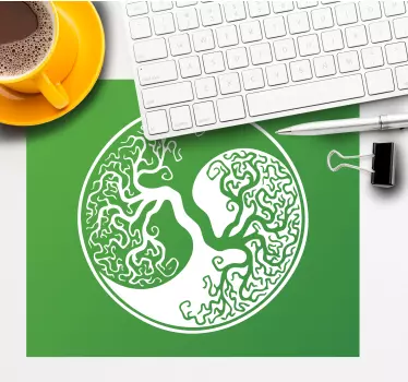 Bonyolult fa mintás eredeti egérpad - TenStickers