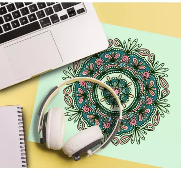 Bonyolult virág mandala egérpad minták - TenStickers