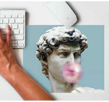 Bugyborékoló márványszobor mouse pad eredeti - TenStickers