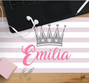 Crown személyre szabott emilia egérpad - TenStickers