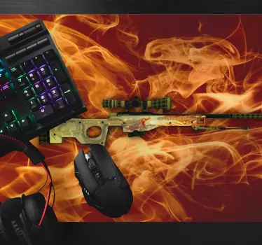 Csgo dragon lore grafikus játék egérszőnyeg - TenStickers