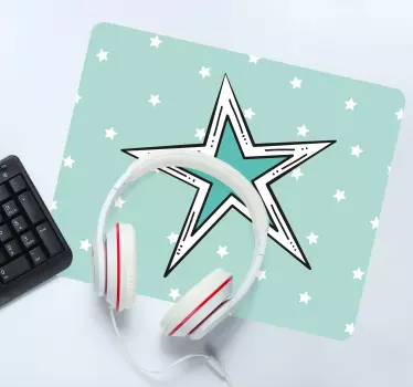 Csillagmintás háttér egérpad minták - TenStickers