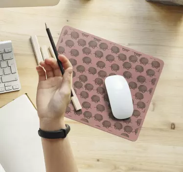 Cuki süni minta mouse pad eredeti - TenStickers