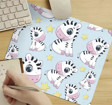 Cuki zebra karakterek mouse pad eredeti - TenStickers
