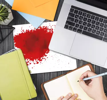 Dinamikus piros loccsanás egérpad eredeti - TenStickers