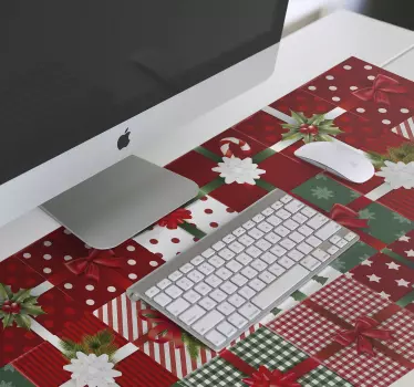 Díszdobozok csomag karácsonyi egérpad - TenStickers