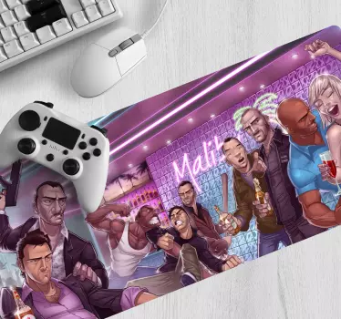 Dramatikus parti jelenet - mouse pad szerencsejáték - TenStickers