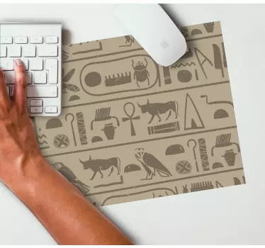 Egyiptomi hieroglifák eredeti egérpad - TenStickers