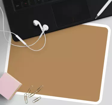 Egyszerű barna felület egérpad minták - TenStickers