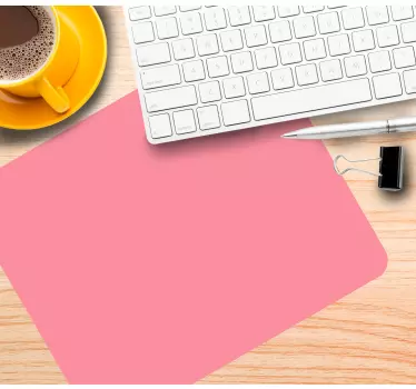 Egyszerű rózsaszín felület egérpad minták - TenStickers