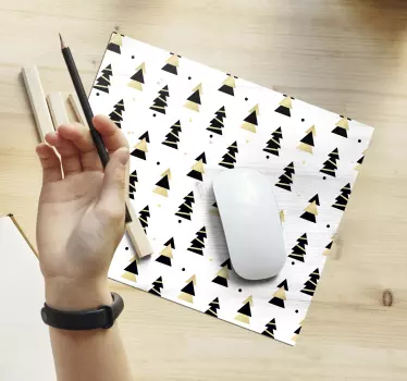Elegáns karácsonyi fa mintás egérpad - TenStickers