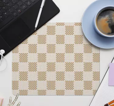 Elegáns kockás stílusú egérpad minták - TenStickers