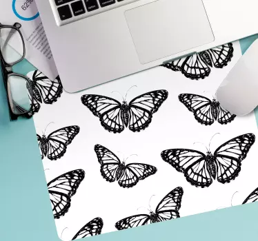Elegáns pillangó minták mouse padokhoz - TenStickers