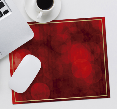 Elegáns piros minták mouse pad karácsony - TenStickers