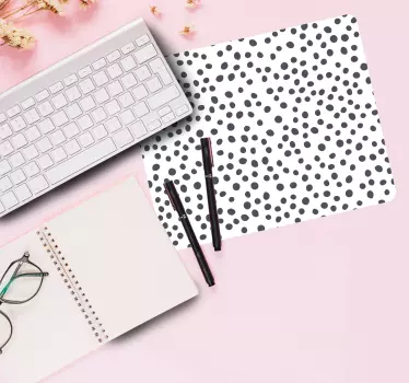 Elegáns pontminták mouse pad - TenStickers