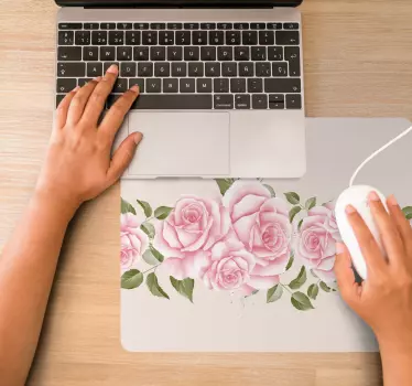 Elegáns rózsa kompozíció egérpad eredeti - TenStickers