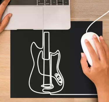 Elektromos gitár minimalista design több egérpad - TenStickers