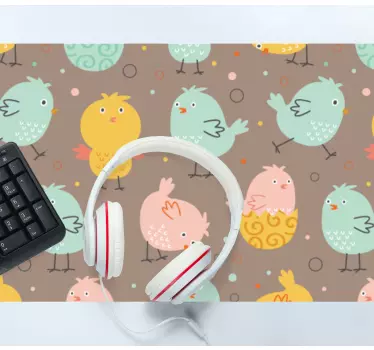 Élénk madármotívumok mouse pad eredeti - TenStickers