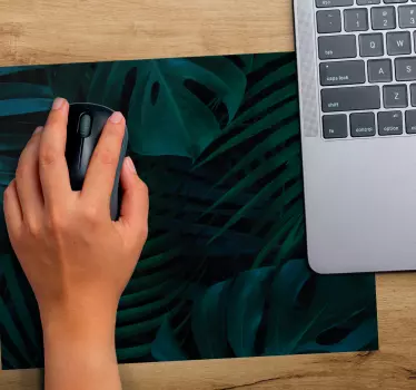 Erdei levelek és növények egérpad minták - TenStickers