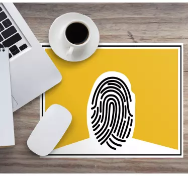 Eredeti egérpad egyedi ujjlenyomat formában - TenStickers