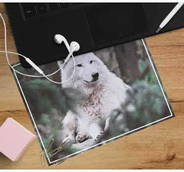 Eredeti egérpad Északi farkas nyugalom - TenStickers