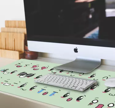 Eredeti egérpad kifejező arcokkal - TenStickers