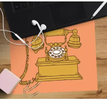Eredeti egérpad klasszikus tárcsás telefonhoz - TenStickers