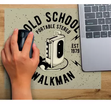 Eredeti egérpad vintage sztereó walkmanhoz - TenStickers