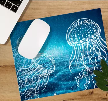 Ethereal medúza jelenet mouse pad eredeti - TenStickers