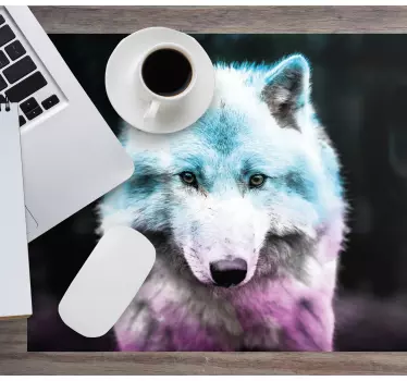 Farkas portré művészet eredeti egérpad - TenStickers