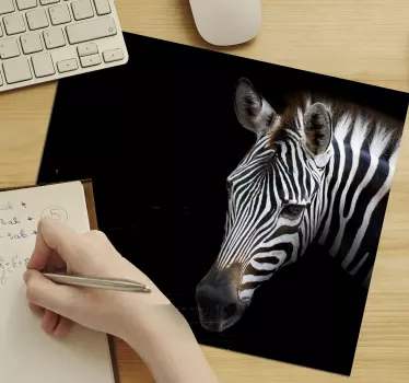 Fekete-fehér zebra egérszőnyeg - TenStickers
