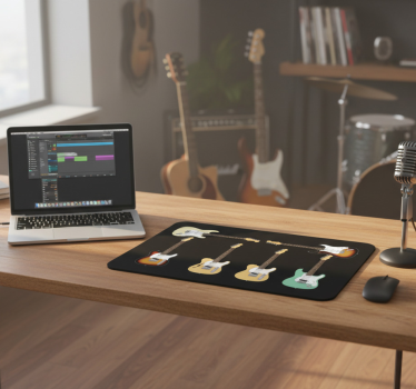 Fender gitárgyűjtemény egérpad - TenStickers